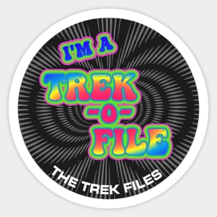 Groovy Trek-o-File Sticker